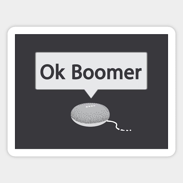 boomer Magnet by BignellArt